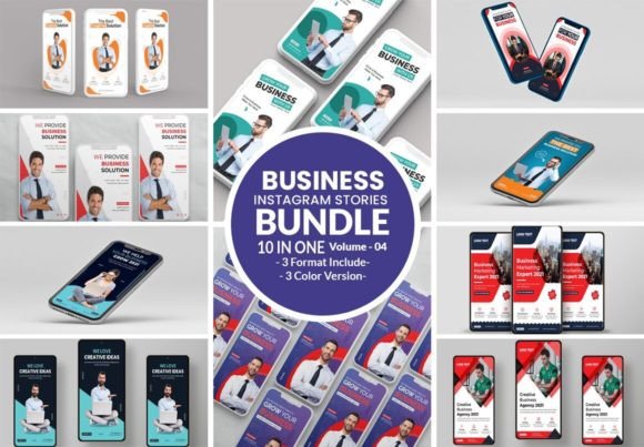 Download Corporate Instagram Template Bundle - Template bundle Collection