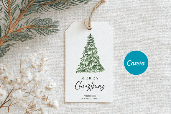 Download Merry Christmas Gift Tag Template - Merry christmas gift tag template Collection
