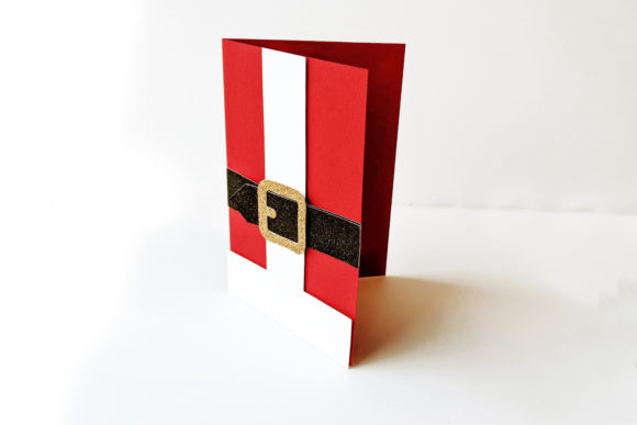Download Santa Suit Layered Paper Card SVG - Layered paper card Collection
