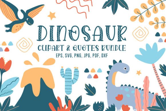 Download Dinosaur SVG Bundle Clipart and Quotes - Premium Resources